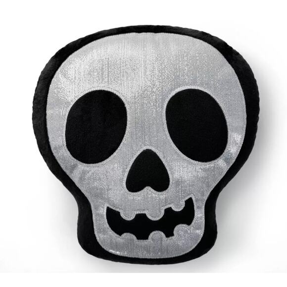 12"x12" Halloween Skull Novelty Pillow - Bullseye's Playground™ - Picture 1 of 3